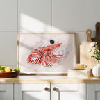 Horizontal Kitchen A Series Frame Mockup With Sunlight