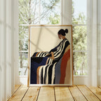 Vertical A Series Frame Mockup With Sunlight