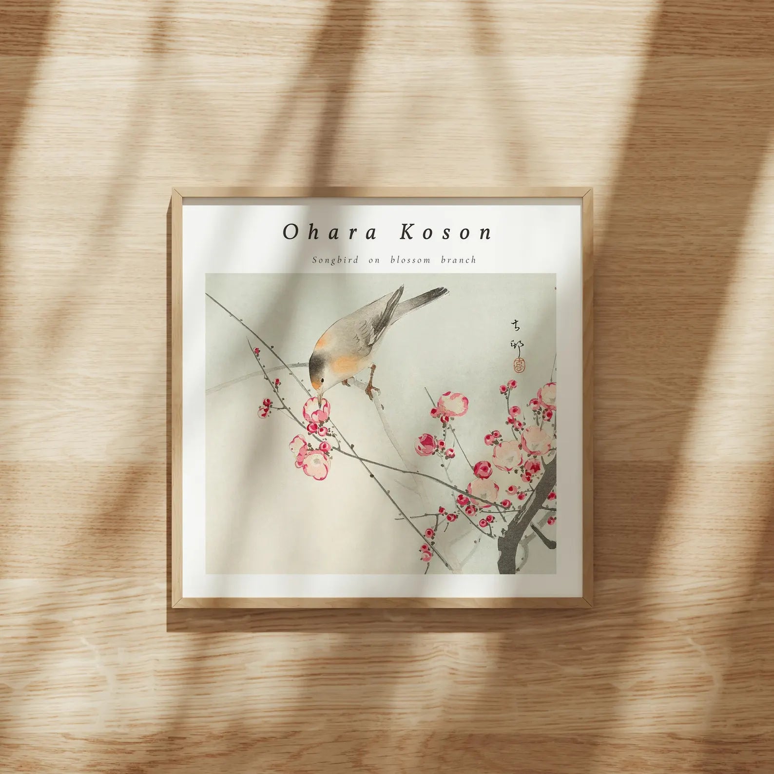 Square Frame Mockup With Sunlight