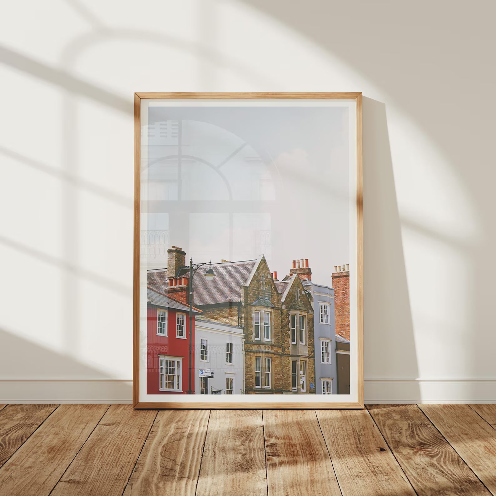 Vertical 3x4 Frame Mockup With Reflection