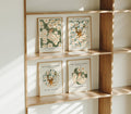 4 Vertical 3x4 Frames Mockup With Sunlight