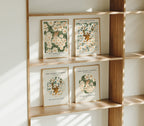 4 Vertical 3x4 Frames Mockup With Sunlight